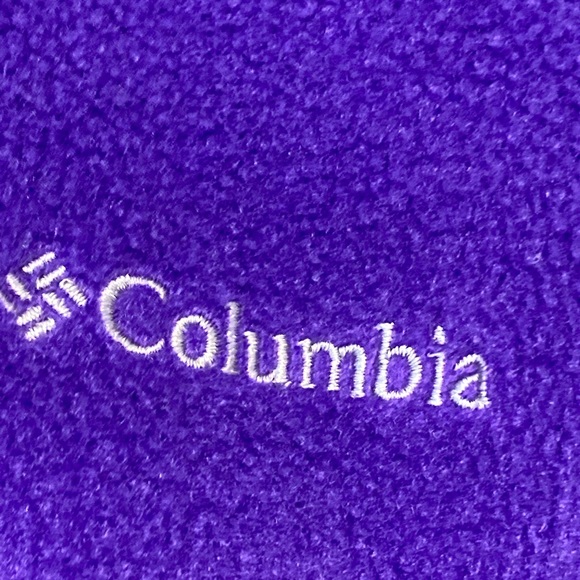 COLUMBIA VEST PURPLE FLEECE SIZE S - Picture 3 of 5
